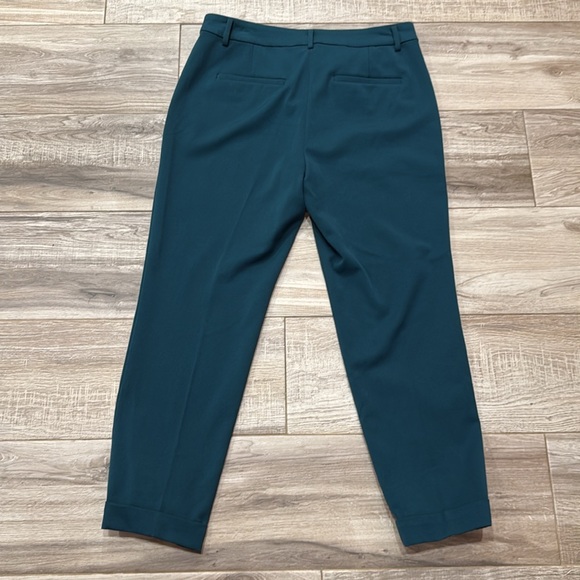 LOFT The Devin Slim Cuffed Pants - Teal Color - Picture 5 of 5
